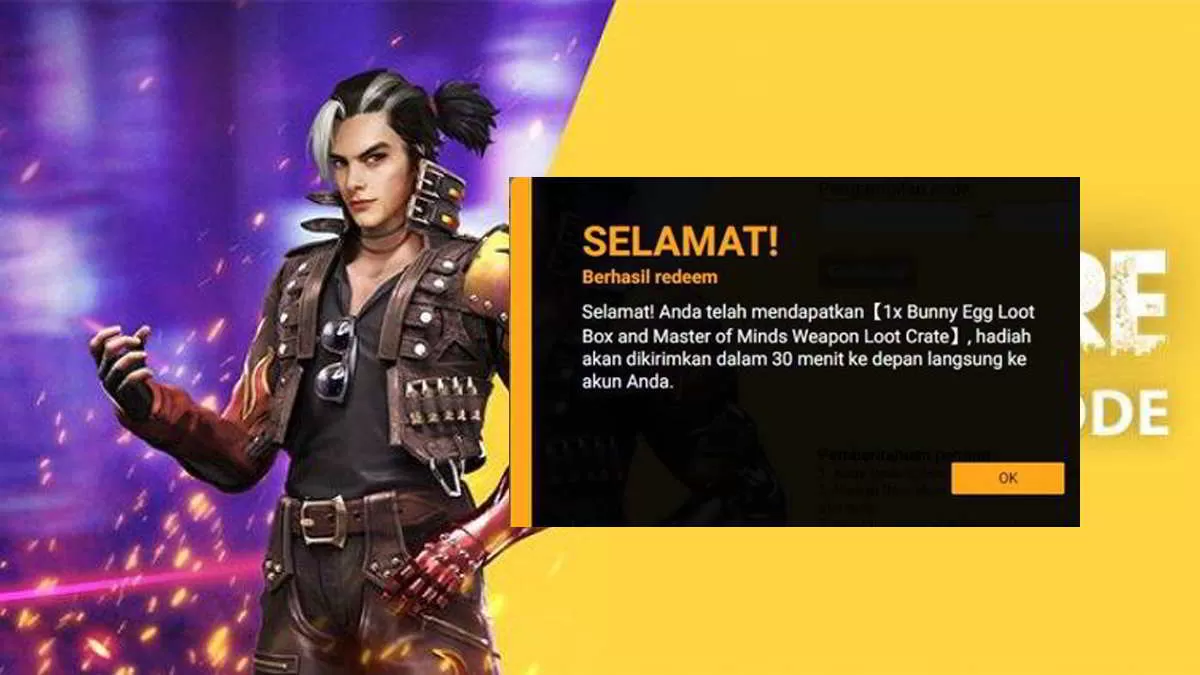 kode redeem FF Garena