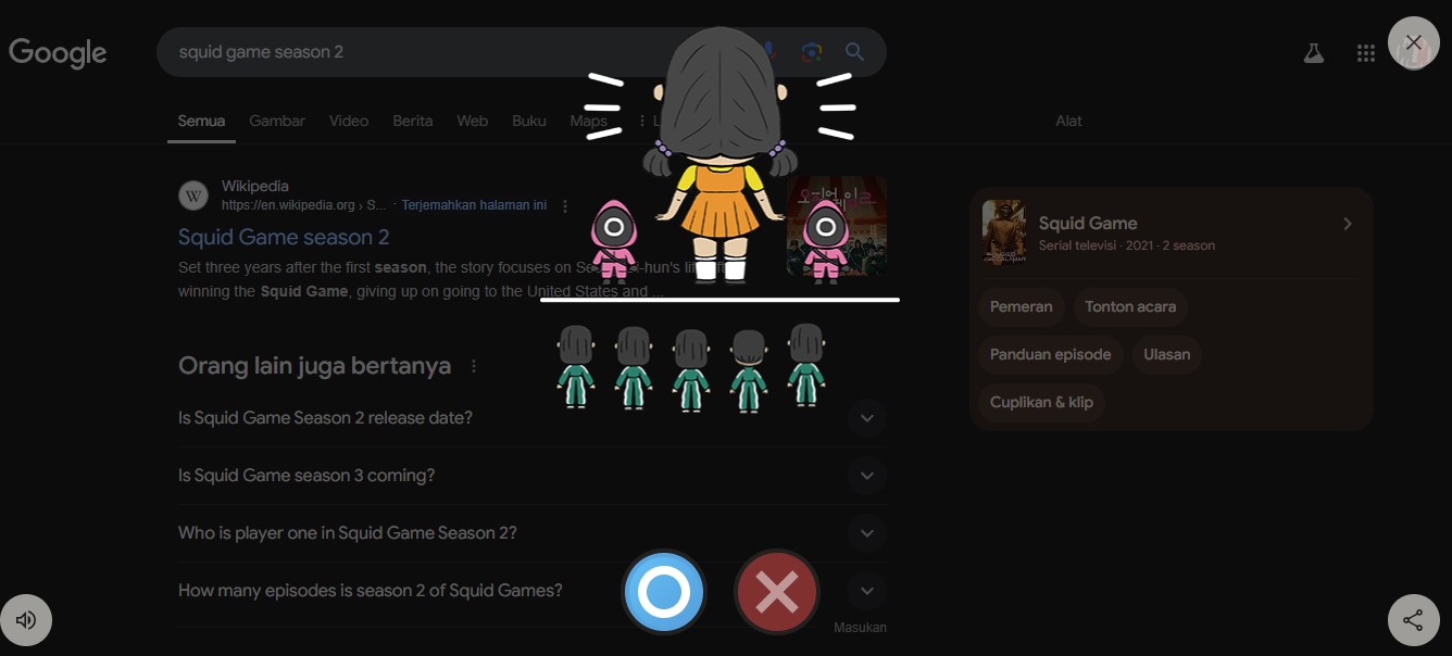 Game Ikonik Squid Game Kini Bisa Dimainkan di Google Chrome, Begini Caranya!