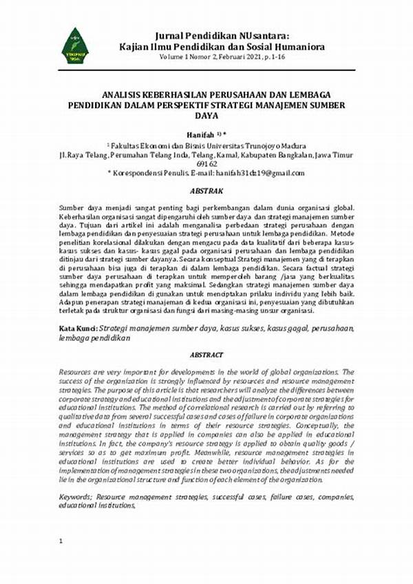 Analisis Keberhasilan Strategi Kualifikasi