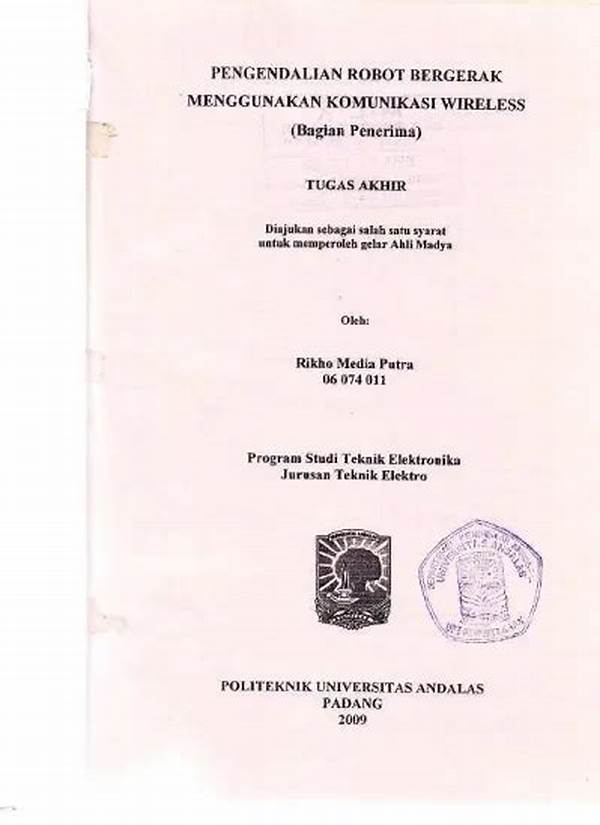 Teknik Komunikasi Robot Wireless