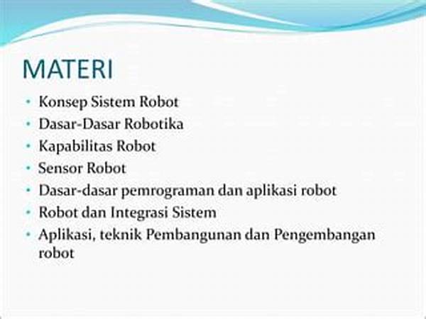 **integrasi Sensor Pada Sistem Robot**